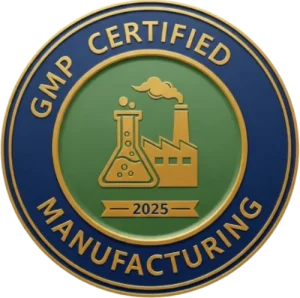 GMP certified badge