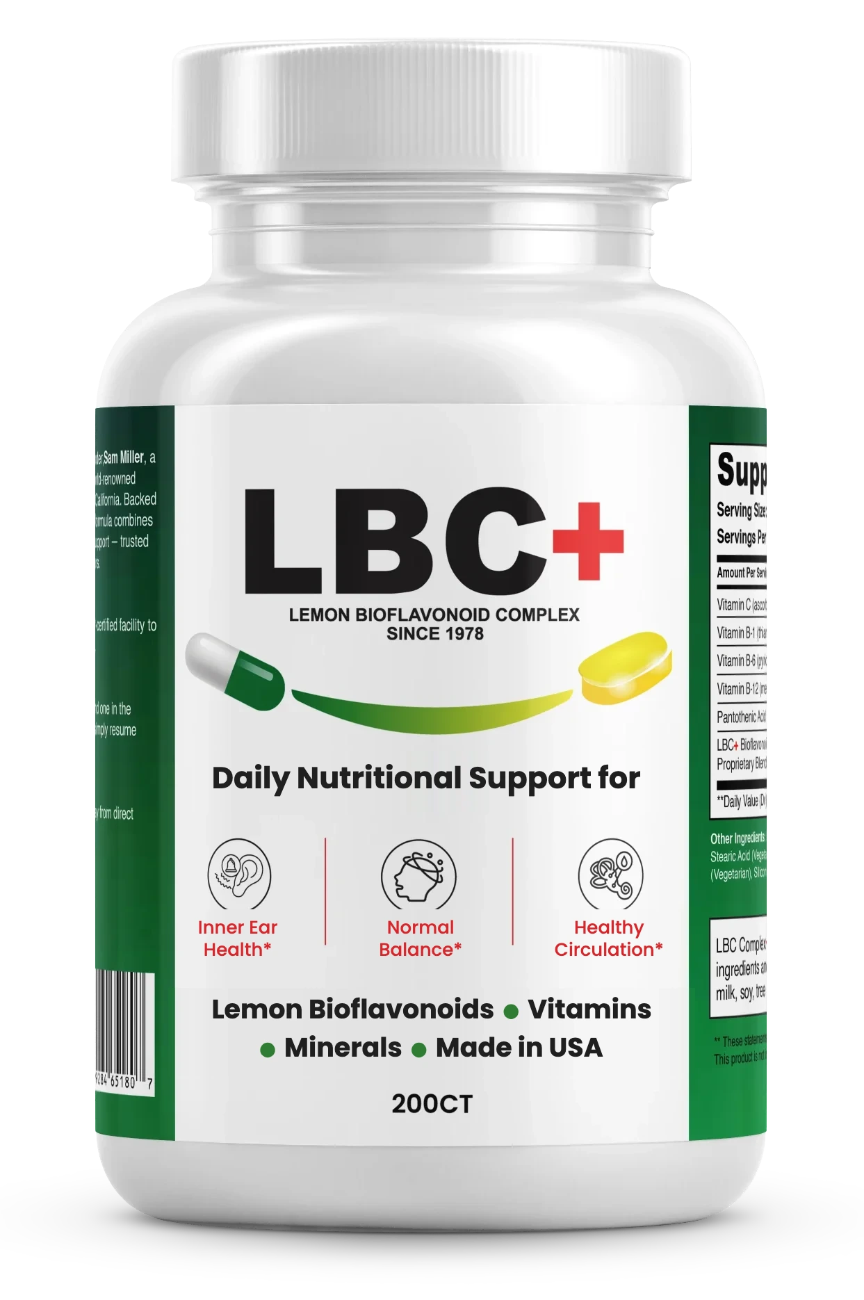 Original LBC Complex+ 200-count bottle